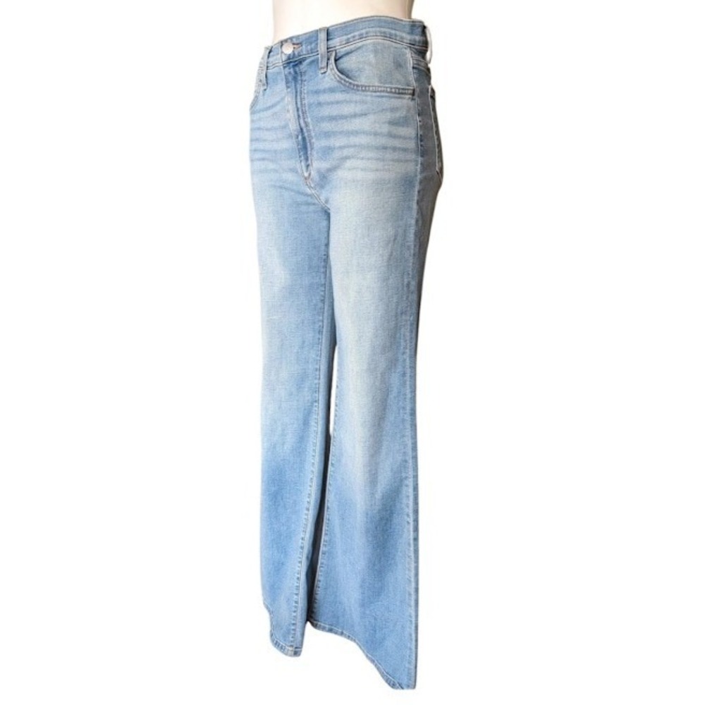 Joes Jeans Womens High‎ Rise Edo Flare Wide Leg Light Wash Denim Jeans Size 30 - Picture 2 of 8